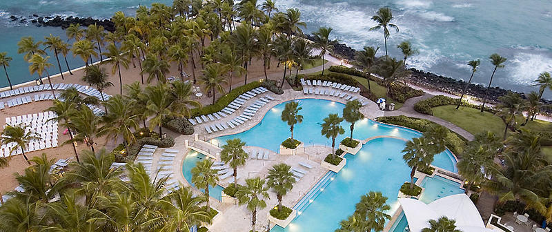 Caribe Hilton pool