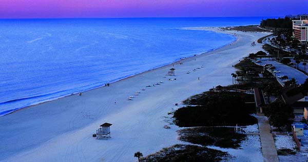 Lido Beach Resort exterior aerial