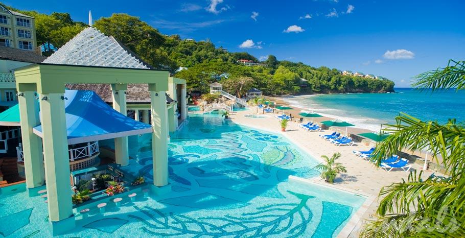 Sandals Regency La Toc Spa And Beach beach