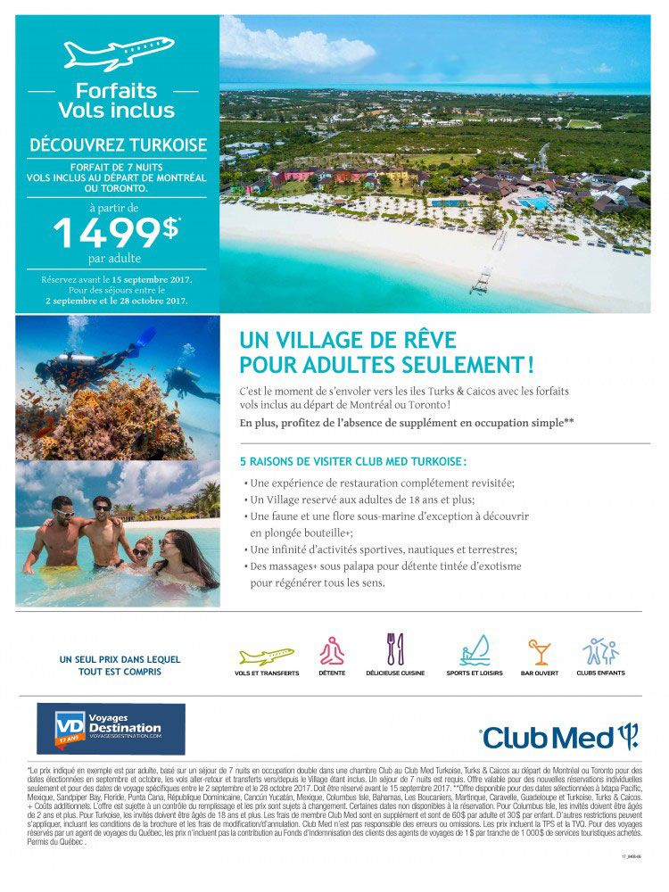 Club Med Découvrez Turkoise Voyages Destination Club Med Découvrez Turkoise Voyages Destination