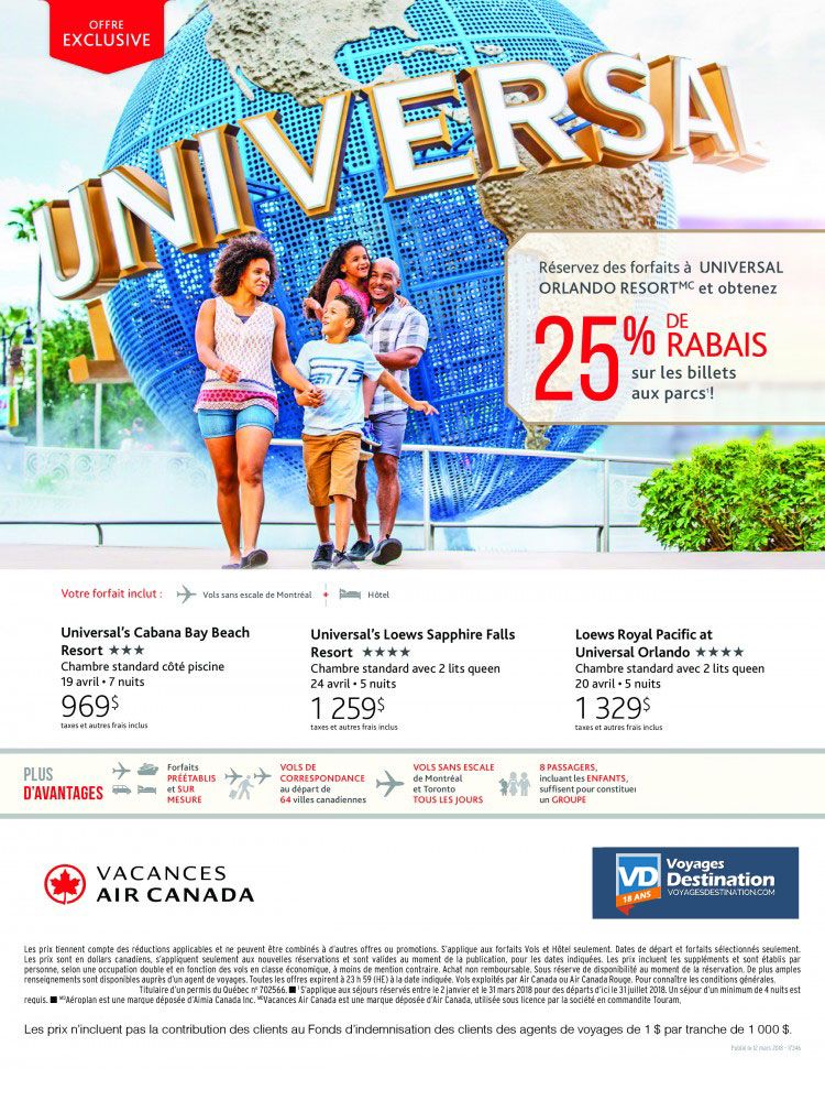 Universal Orlando: ÉCONOMISEZ 25% sur les billets aux parcs thématiques ...