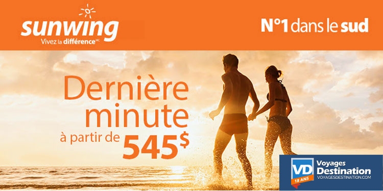 voyage derniere minute 5 jours