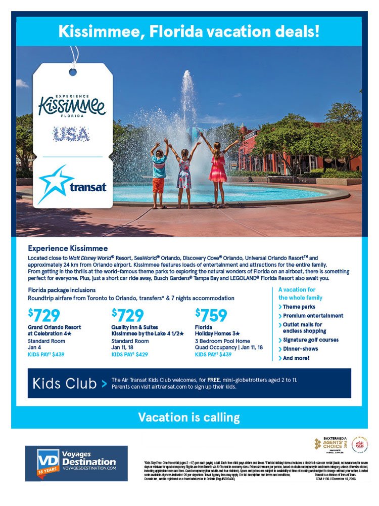 kissimmee package deals